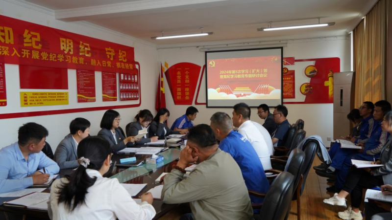 物產(chǎn)汽貿(mào)公司黨支部召開(kāi)2024年第五次學(xué)習(xí)（擴(kuò)大）會(huì)暨“知敬畏、存戒懼、守底線”專(zhuān)題研討會(huì)議